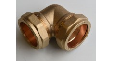 Brass compression 90 deg elbow 401 